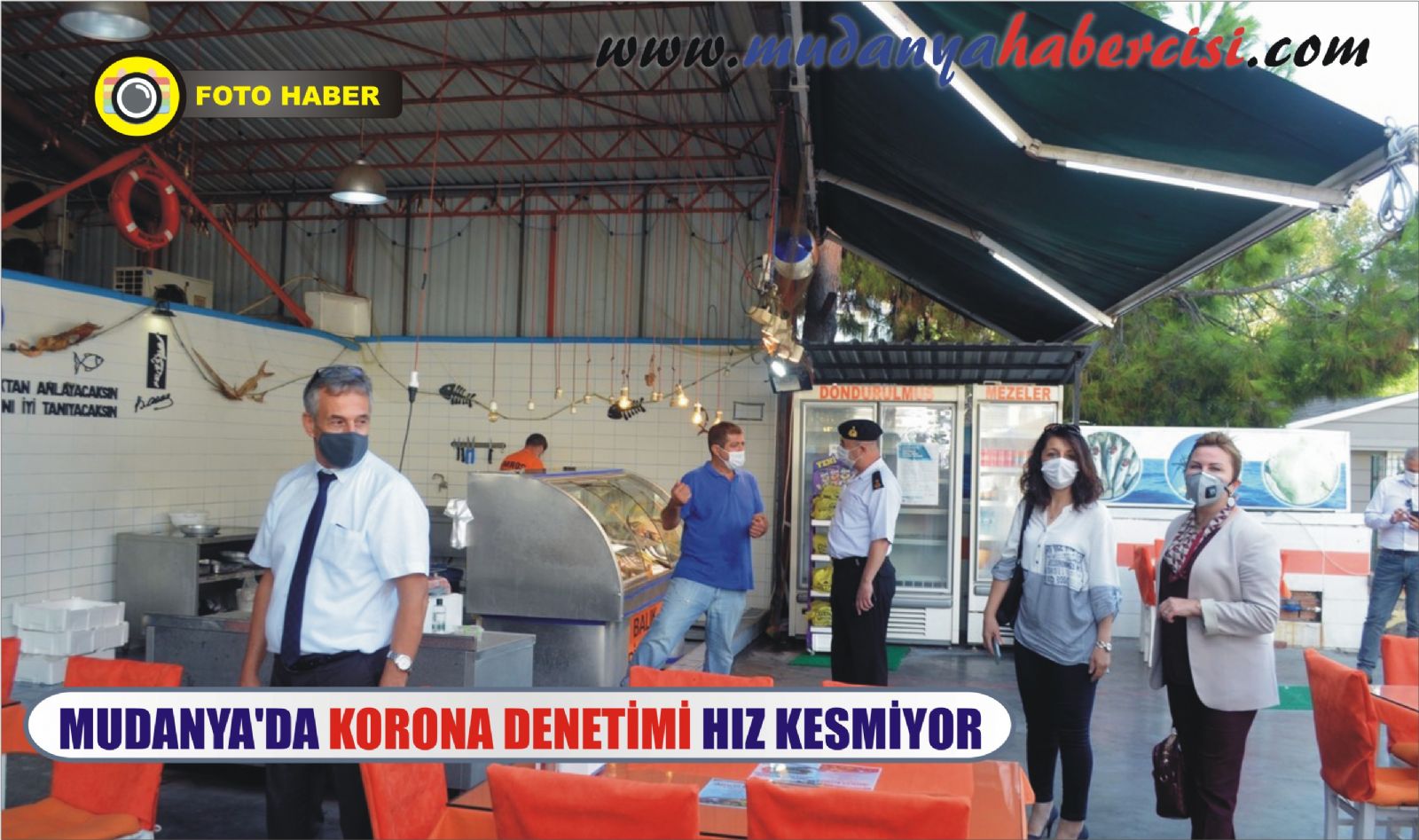 MUDANYA'DA KORONA DENETM HIZ KESMYOR